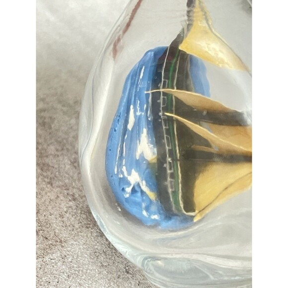 VTG R.O.C. Ship in a Glass Bottle – Miniature Sailboat Made in Taiwan - Picture 6 of 8